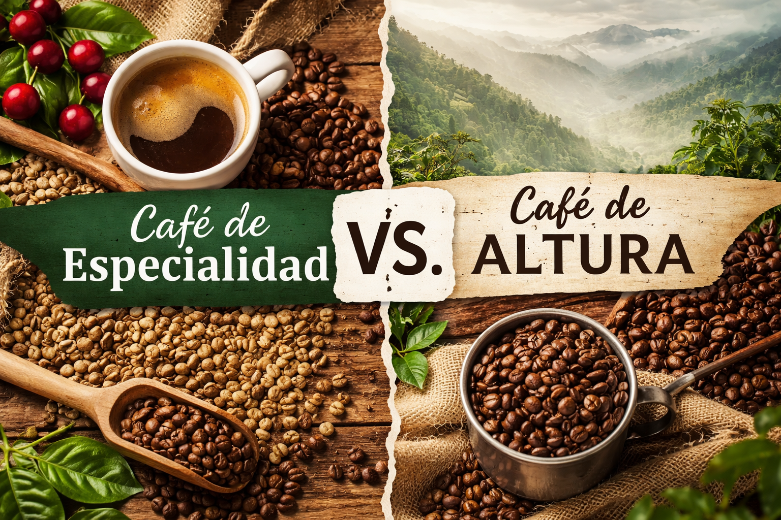 Café de especialidad vs café de altura Ecuador - Llacta