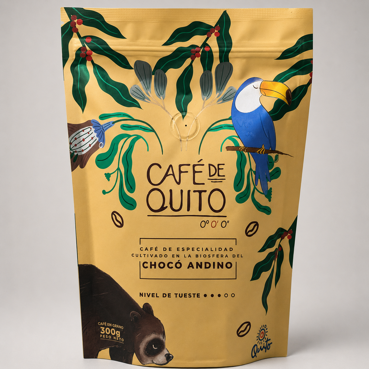 Café de Especialidad de Quito Blend 300g | Chocó Andino, Quito - Ecuador
