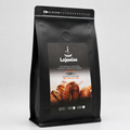 Bolsa frontal de Café Lojanías Especial, café arábigo ecuatoriano de altura, tostado y molido en origen, presentación de 400 g.