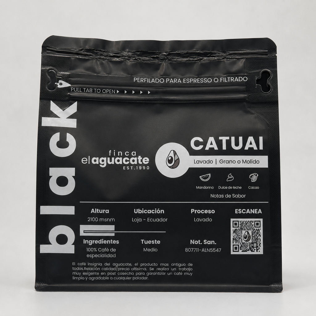 Café de Especialidad Catuaí Black El Aguacate 400g | Loja - Ecuador