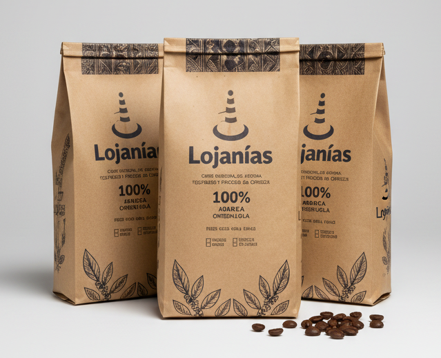 Pack Oficina Activa: 3 cafés tradicionales Lojanías 400g de Loja, Ecuador por solo $19.99. Ideal para compartir en la oficina.