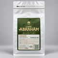 Café Abrahám Geisha 89 puntos, café ecuatoriano de especialidad de Loja, proceso natural, empaque blanco de 400 g.