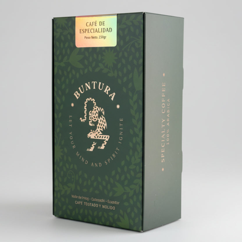 Café de Especialidad Catuaí Amarillo Natural 120H Buntura 250g - Vista frontal