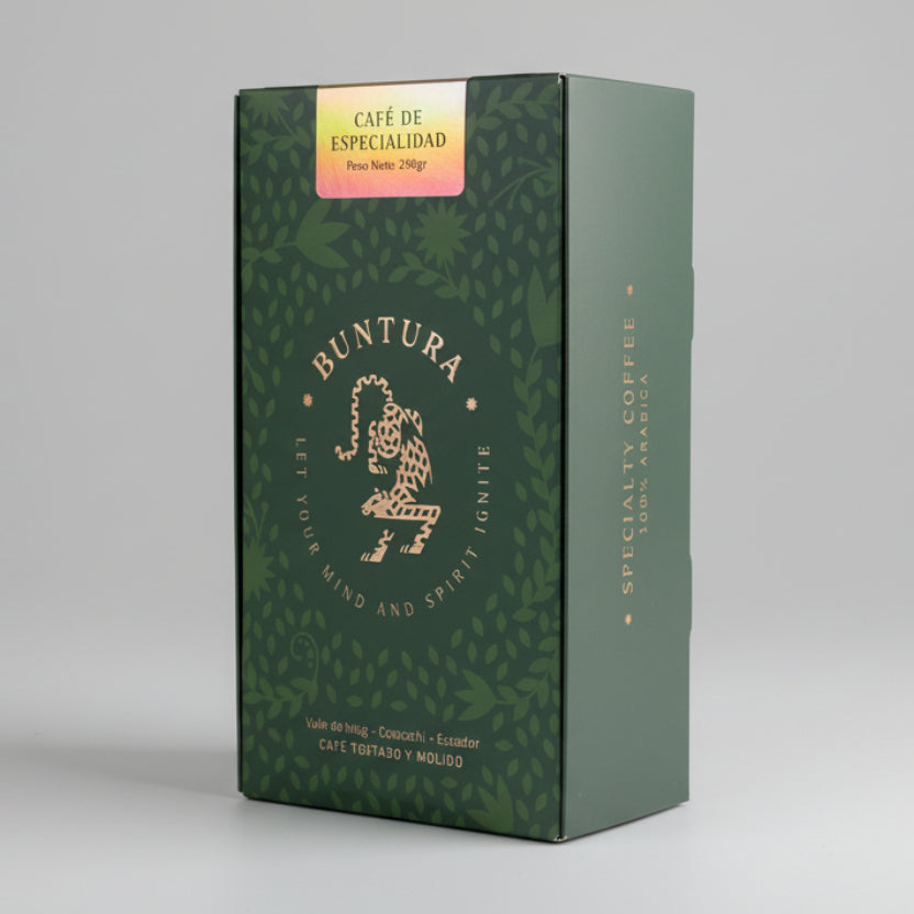 Café de Especialidad Sidra Honey Buntura 250g - Vista frontal